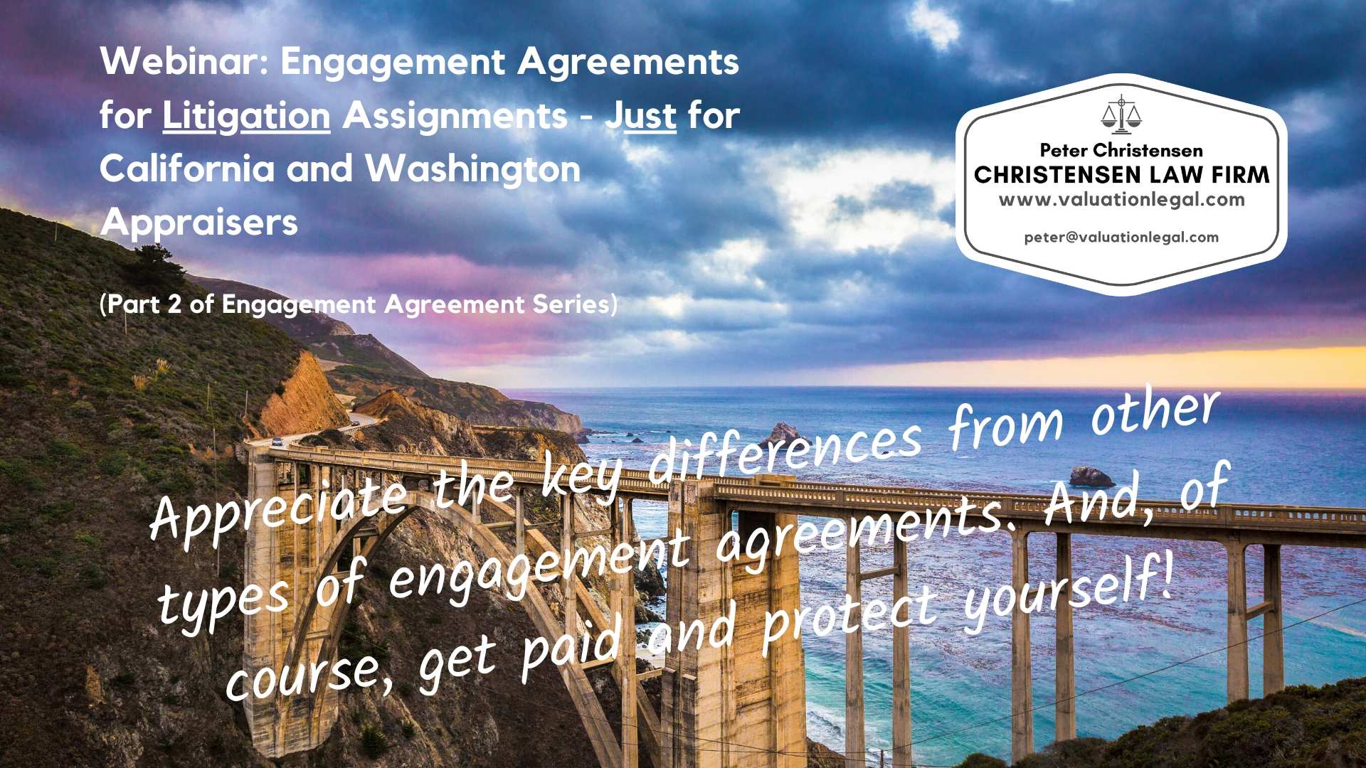 Valuation Legal Webinar: “Engagement Agreements for Litigation ...